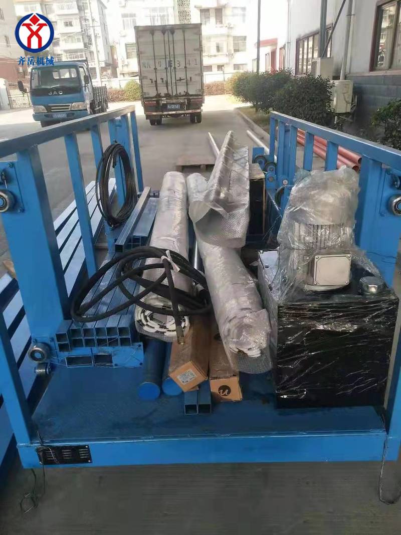 承载2吨导轨式液压货梯发货江西九江